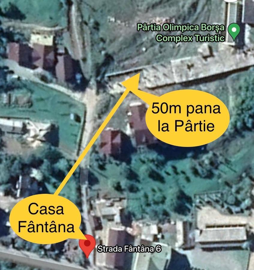 Casa Fântâna - La poalele muntilor -50 de metri de pârtia Olimpică Villa Borşa Exterior foto